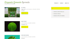 Desktop Screenshot of genesissprouts.com